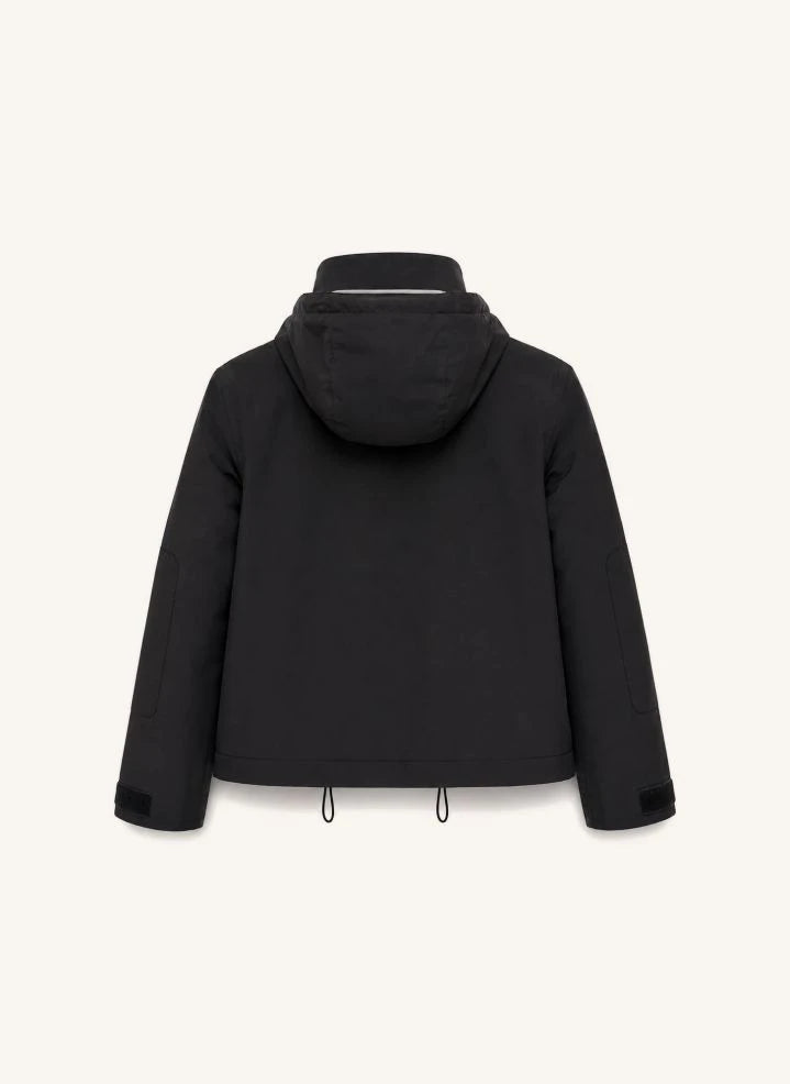 Töastie - Recycled Fiber Lined Waterproof Windbreaker | Black
