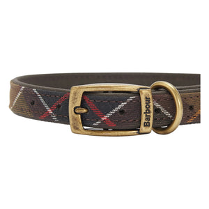 Barbour - Tartan Dog Collar | Dark Beige Brown