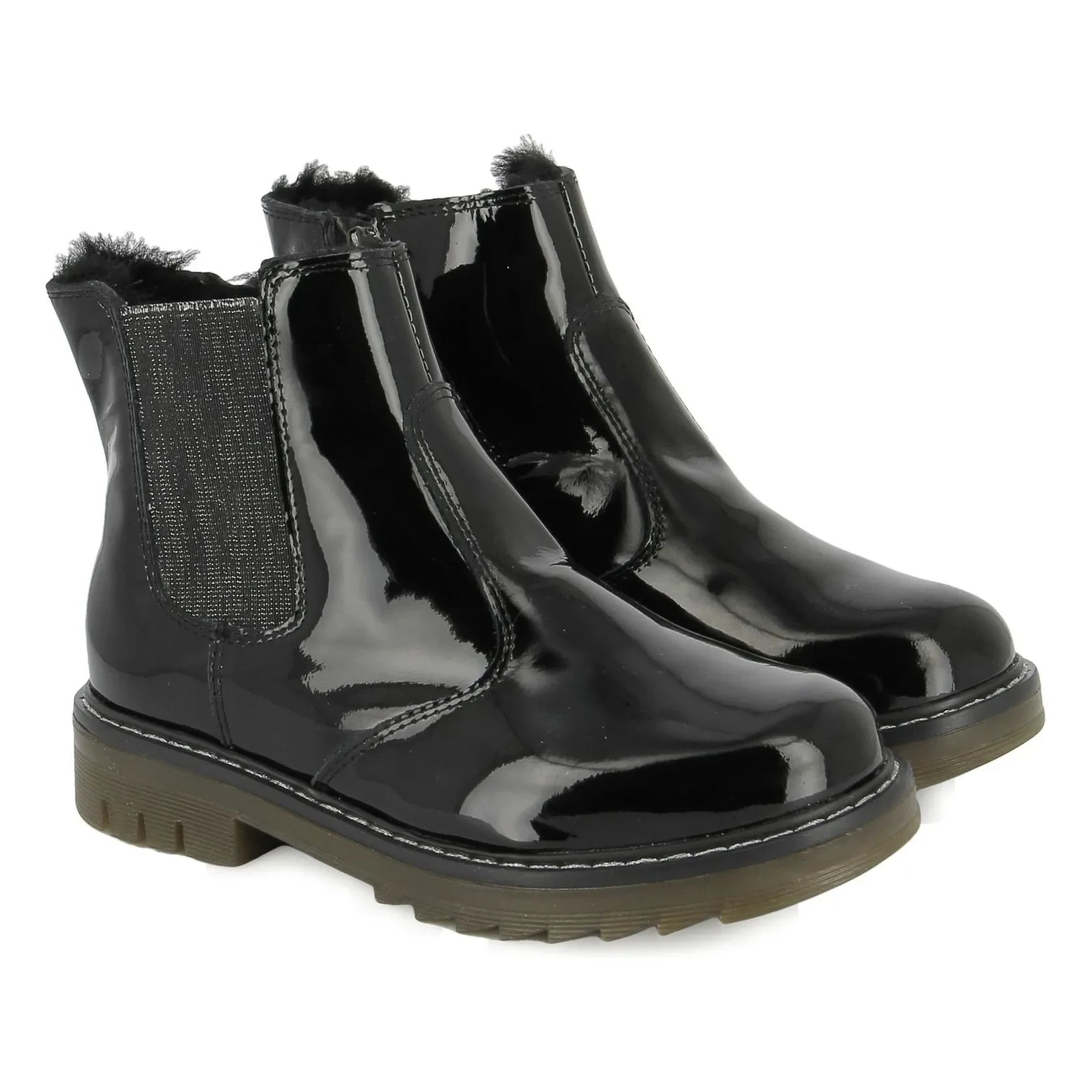 Pom d'Api - Sid Jod Zip Kür Barniz Bota | Negro