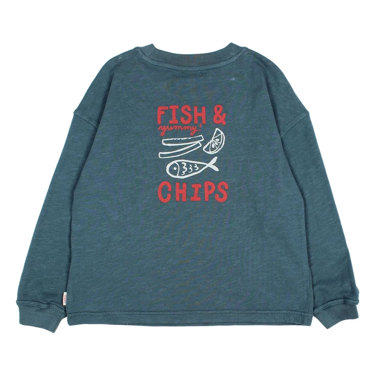 Búho - Chips Organic Cotton T-shirt | Sky Blue