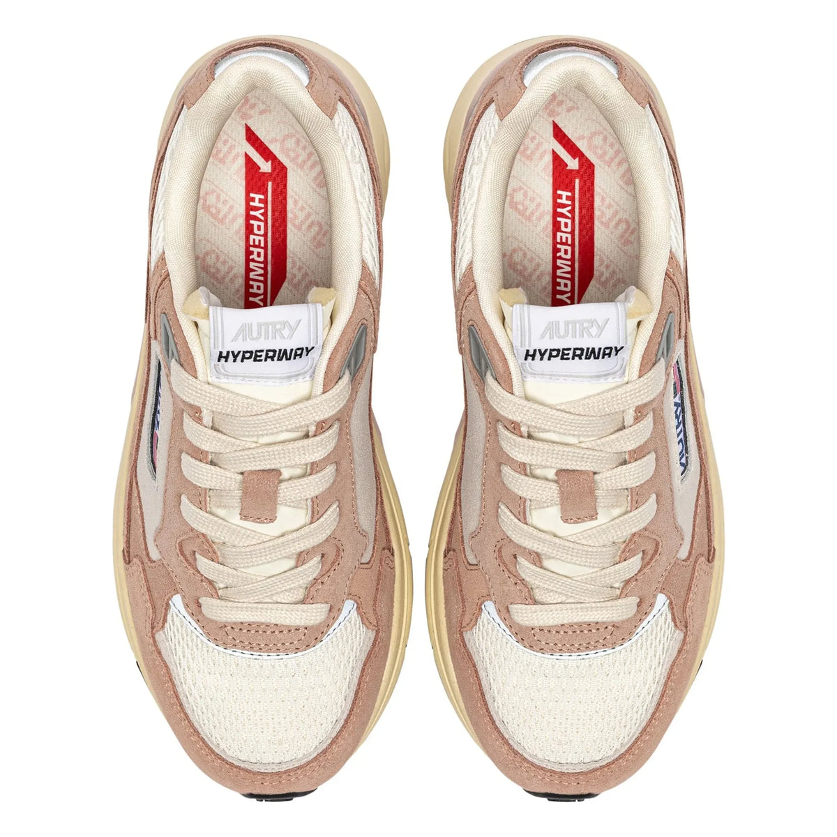 Autry - Hyperway Low Süet Sneakers | Toz pembe