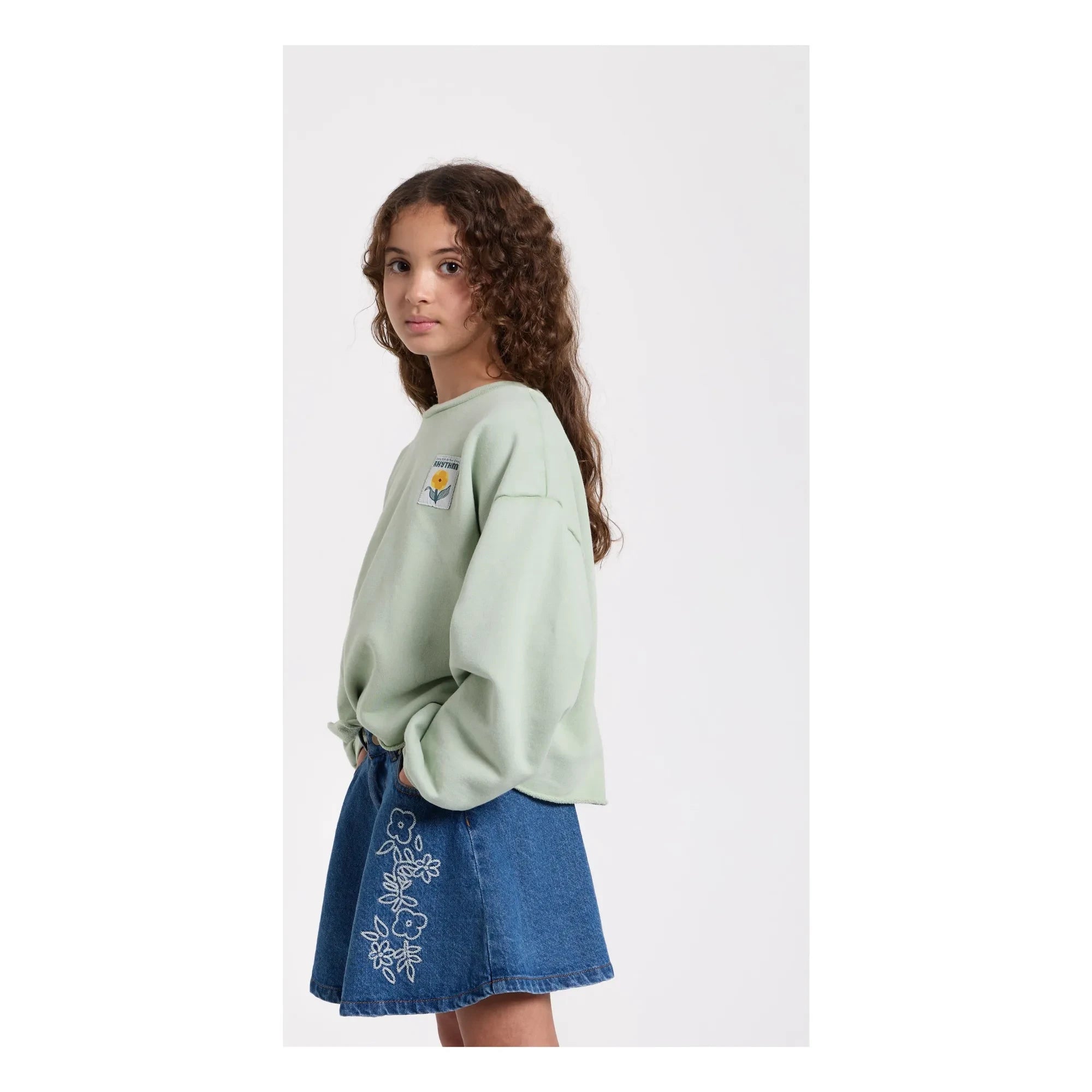 Hundred Pieces - Belmont Organic Cotton Sweatshirt | Sage