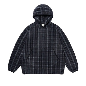 Kappy - Sudadera polar a cuadros | Negro