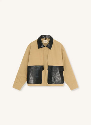 the new society - Flint Jacke aus Bio-Baumwolle | Beige