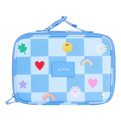 State Bags - Lunch-Box Rodgers Charms a cuadros | Azul pálido