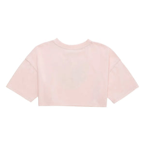 Maison Mangostan - Birds Crop T-shirt | Soluk Pembe