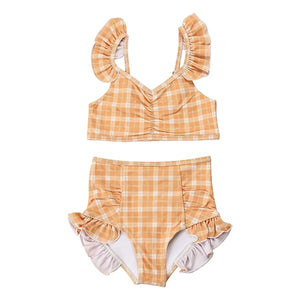 Grech & Co - 2 Parça Volanlı Bikinili Set, Geri Dönüştürülmüş Elyaflar | Turuncu
