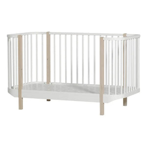 Oliver Furniture - Ahşap Uzatılabilir Karyola - 70 x 140 cm - Meşe