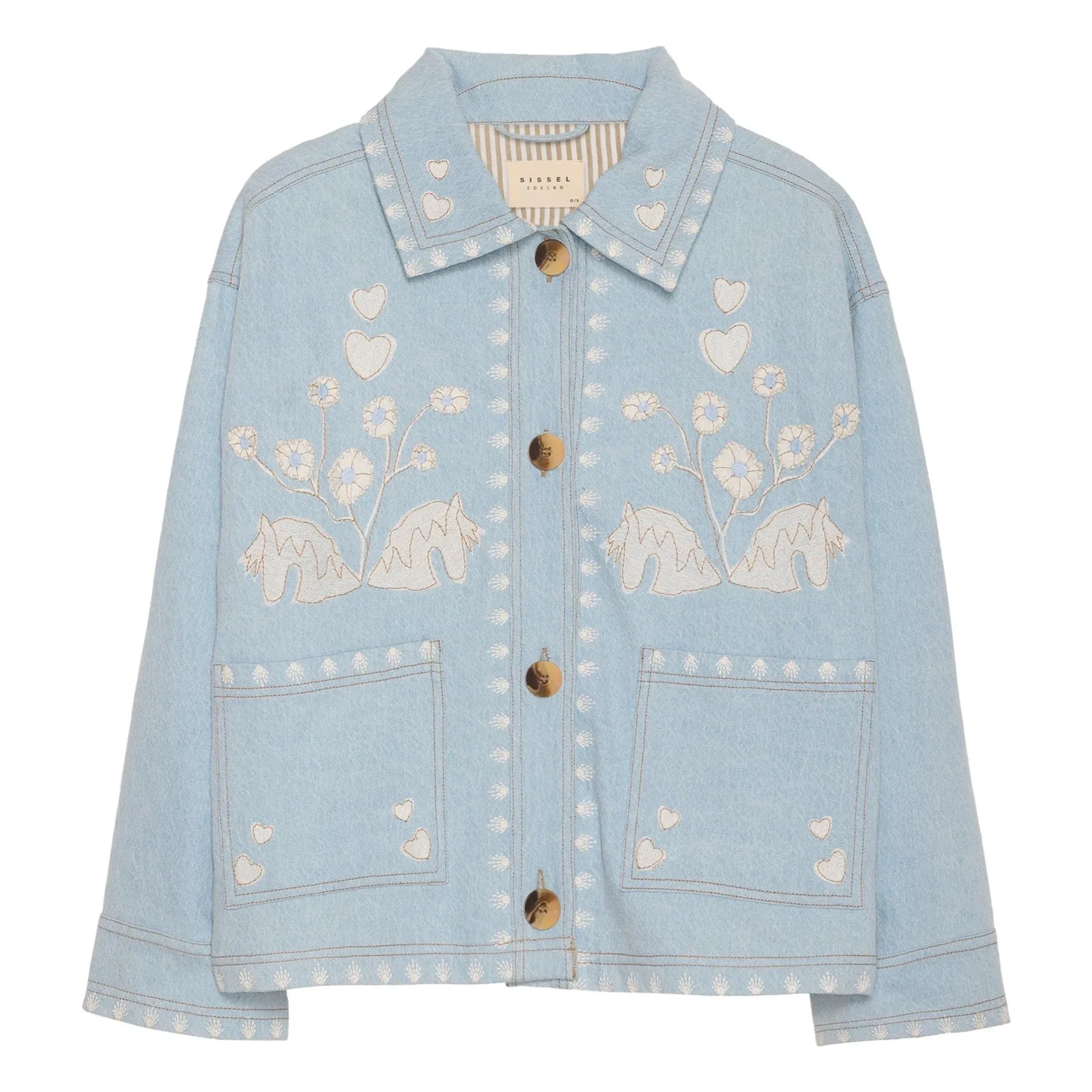 SISSEL EDELBO - Christer Denim Ceket | Mavi