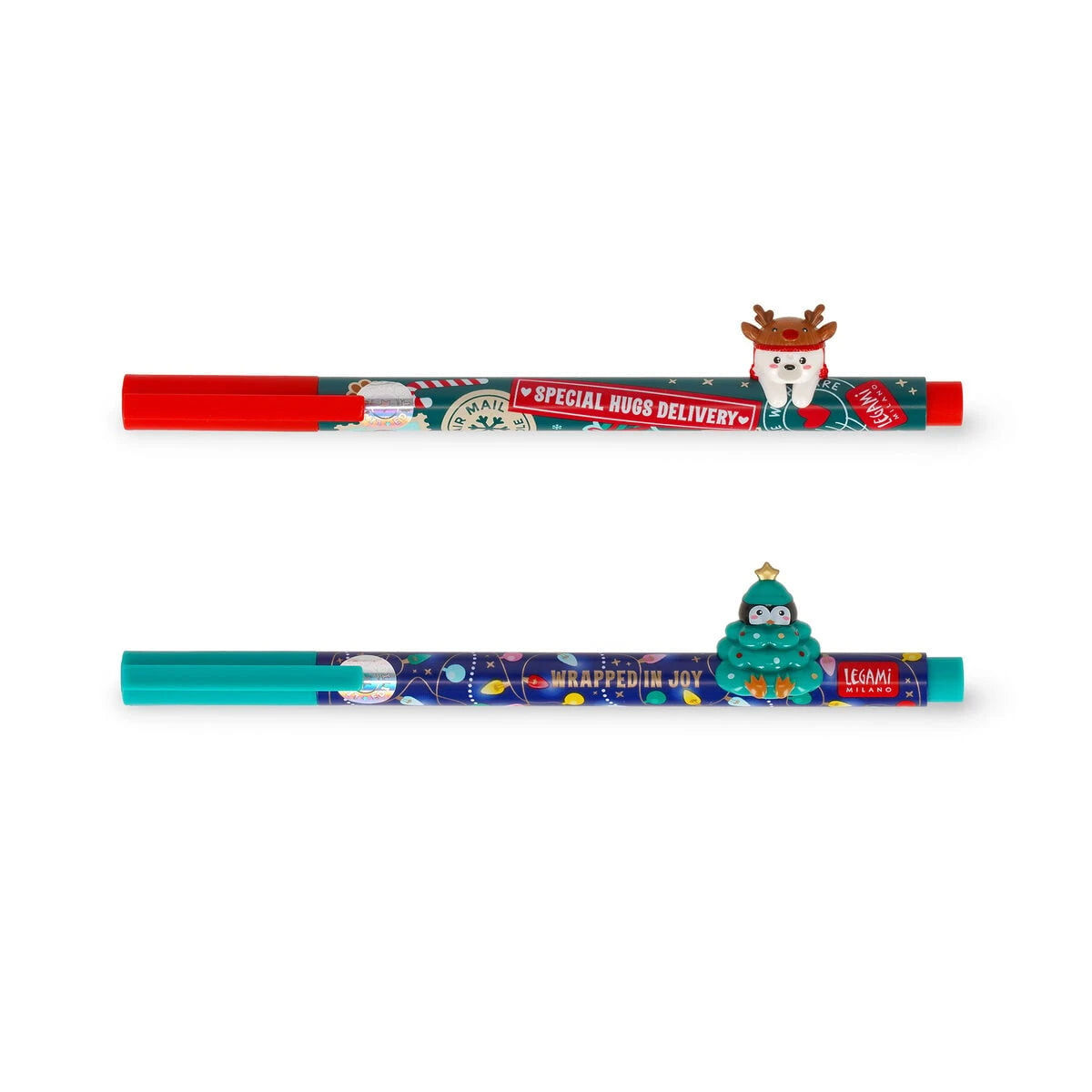 Legami - Seti Two Gel Pens ile Hayvan Süsü - Jingle All Way