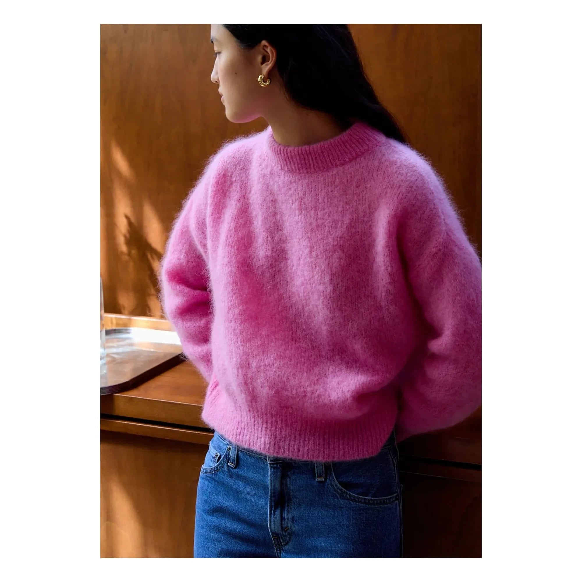 Surprise Paris – Jane Super Kid Mohair Pullover | Rosa