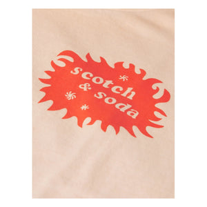 Scotch & Soda - Tişört Artworks Logosu | Mercan