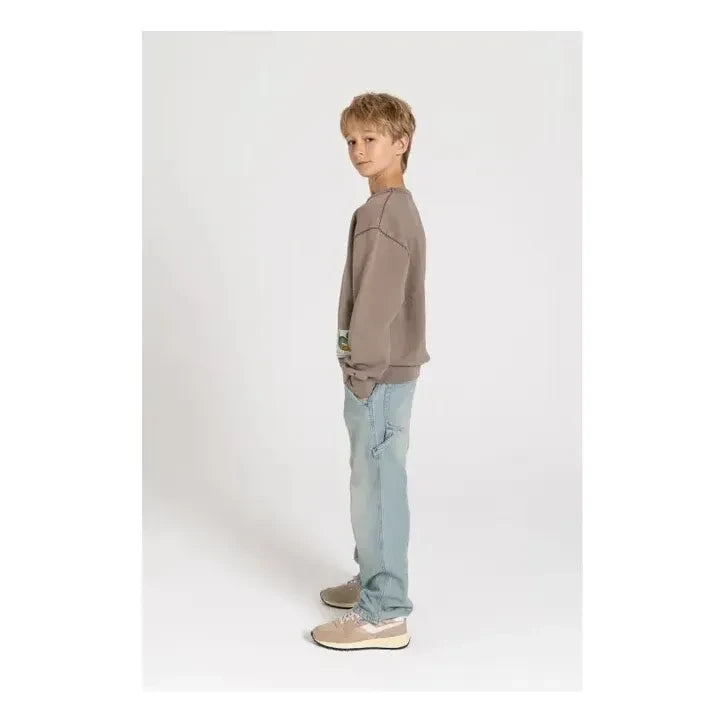 Finger in the nose - Organic cotton sweatshirt | Vizyon brown