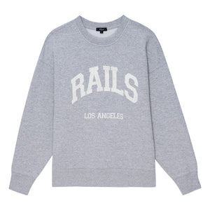 Rails - Sudadera The Varsity | Heather Gri