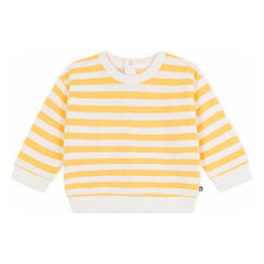 Petit Bateau - Terry Çizgili Sweatshirt | Sarı