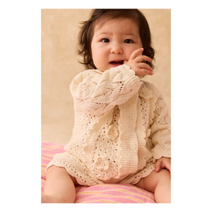 Louise Misha - Chai Ajour-Weste | Creme