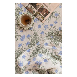garbo&friends - Blue Plumbago Organic Cotton Fitted Sheet
