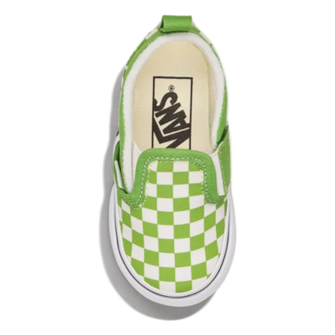 Vans - Slip-On Damier Baby Sneaker | Grün
