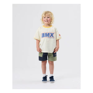 Goldie + Ace – Oversize BMX T-Shirt | Creme