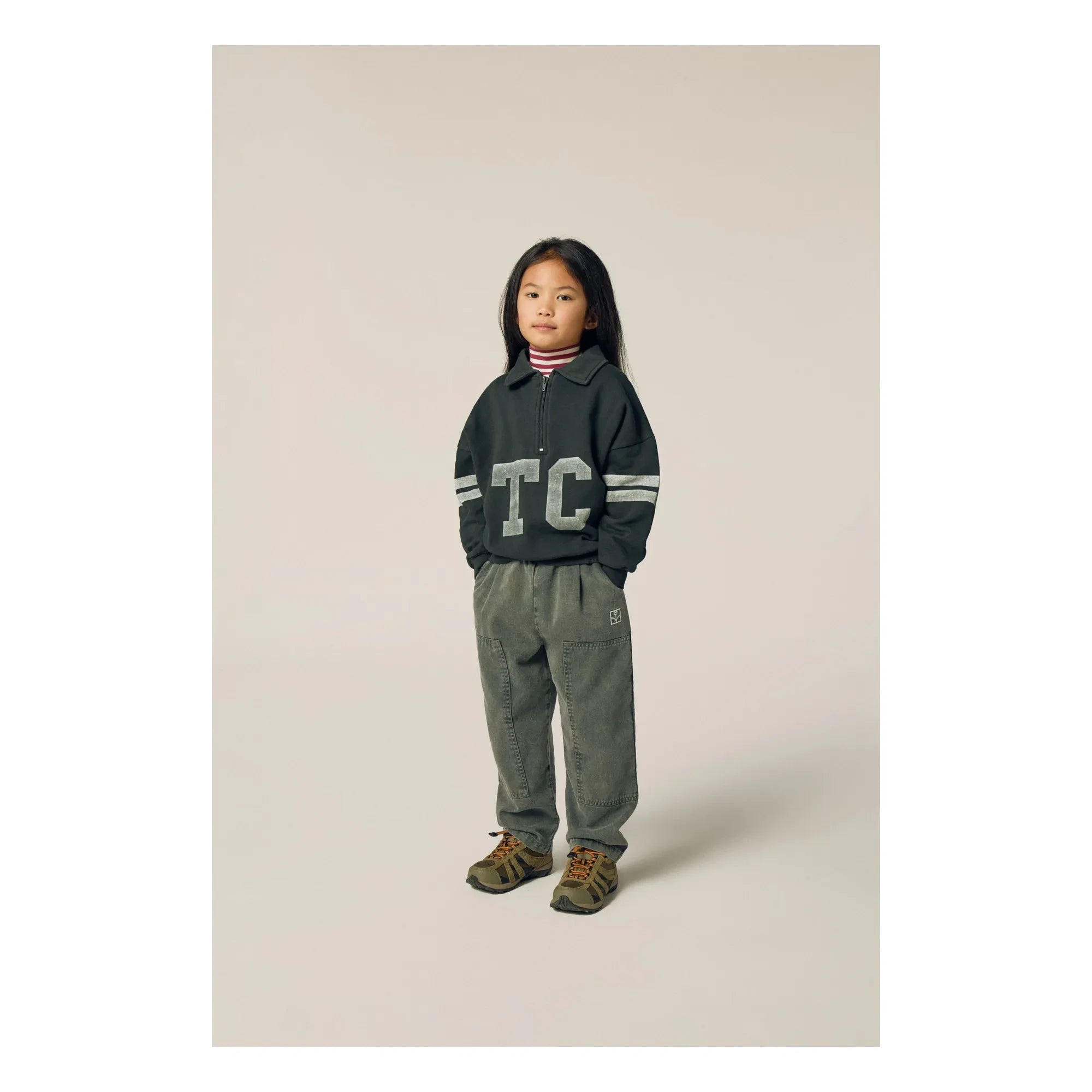 The Campamento - TC Zip Sweat | Kömür grisi