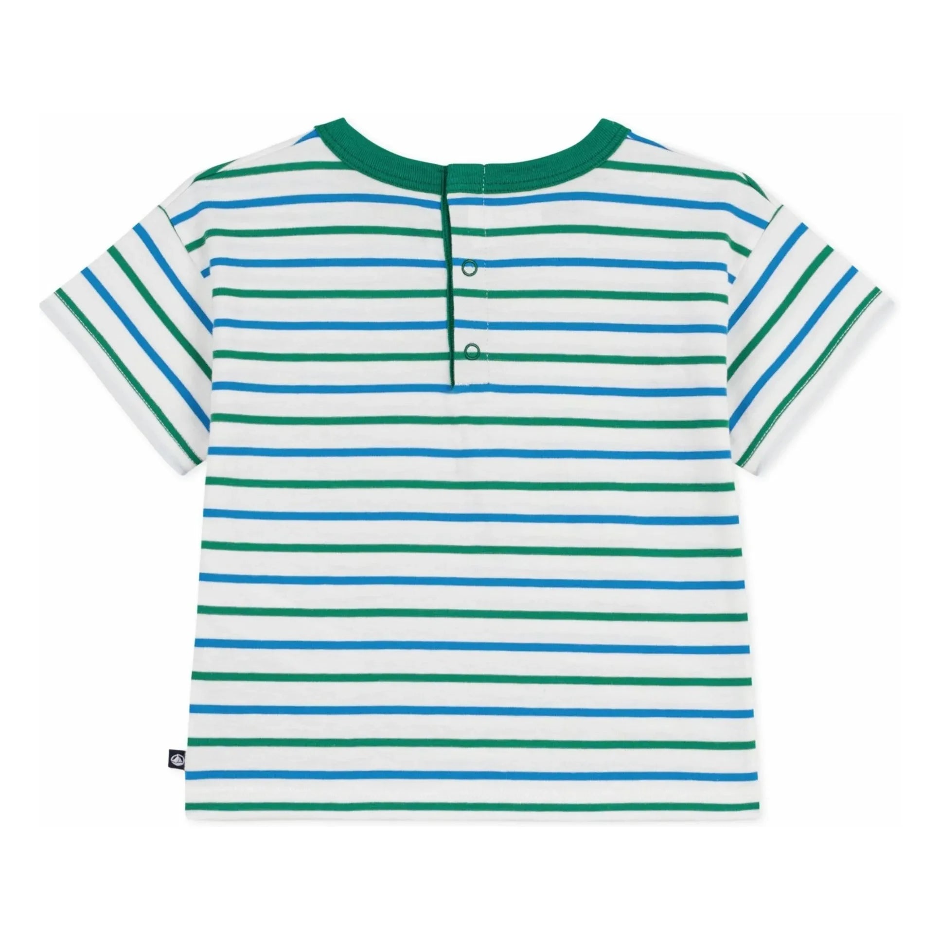 Petit Bateau – Gestreiftes T-Shirt | Weiß