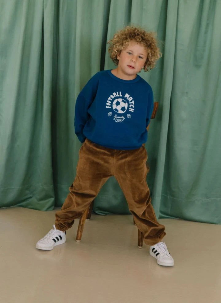 We Are Kids - Ronnie Kadife Organik Jogger | Kahverengi