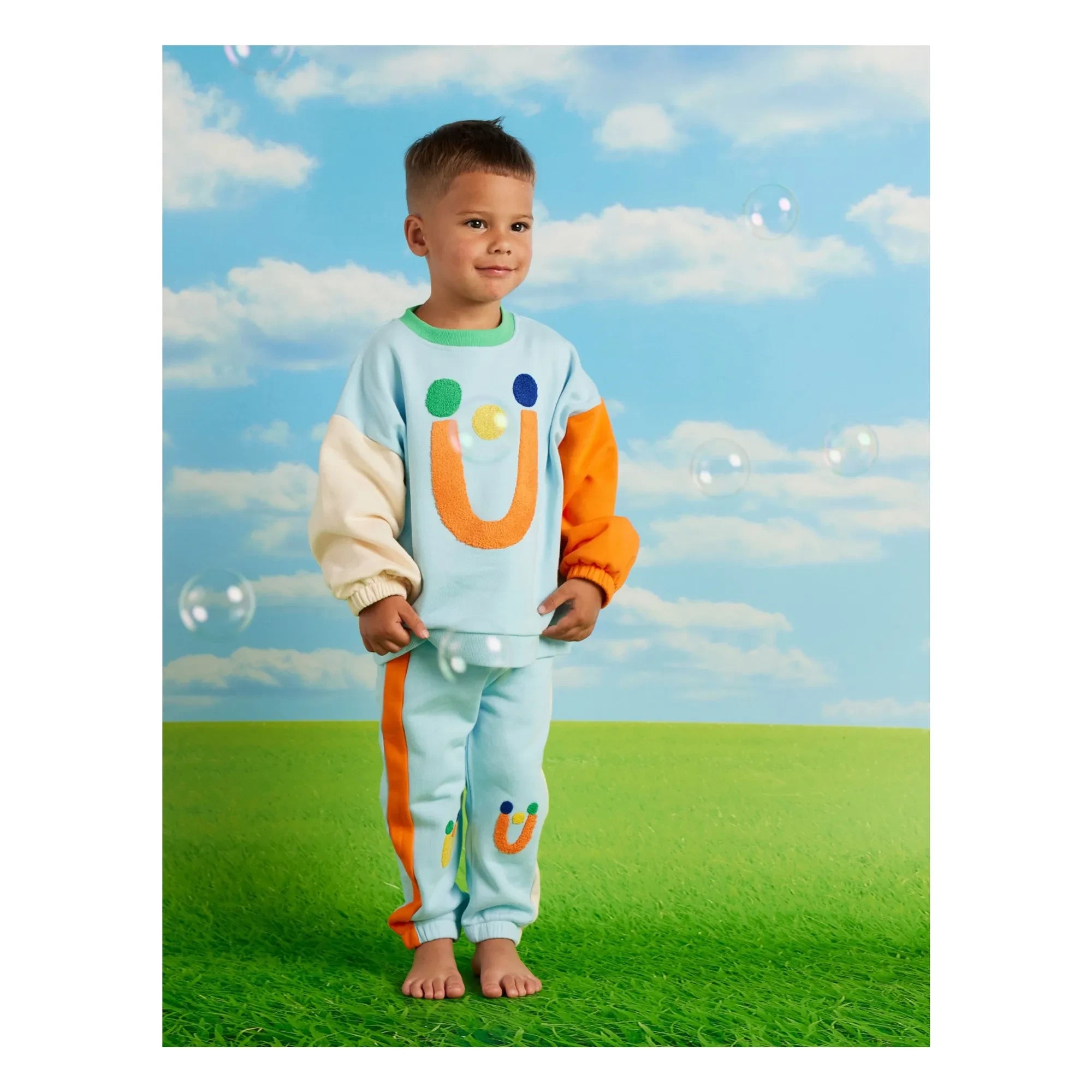 Halcyon Nights - Jogger Colorblock | Hellblau