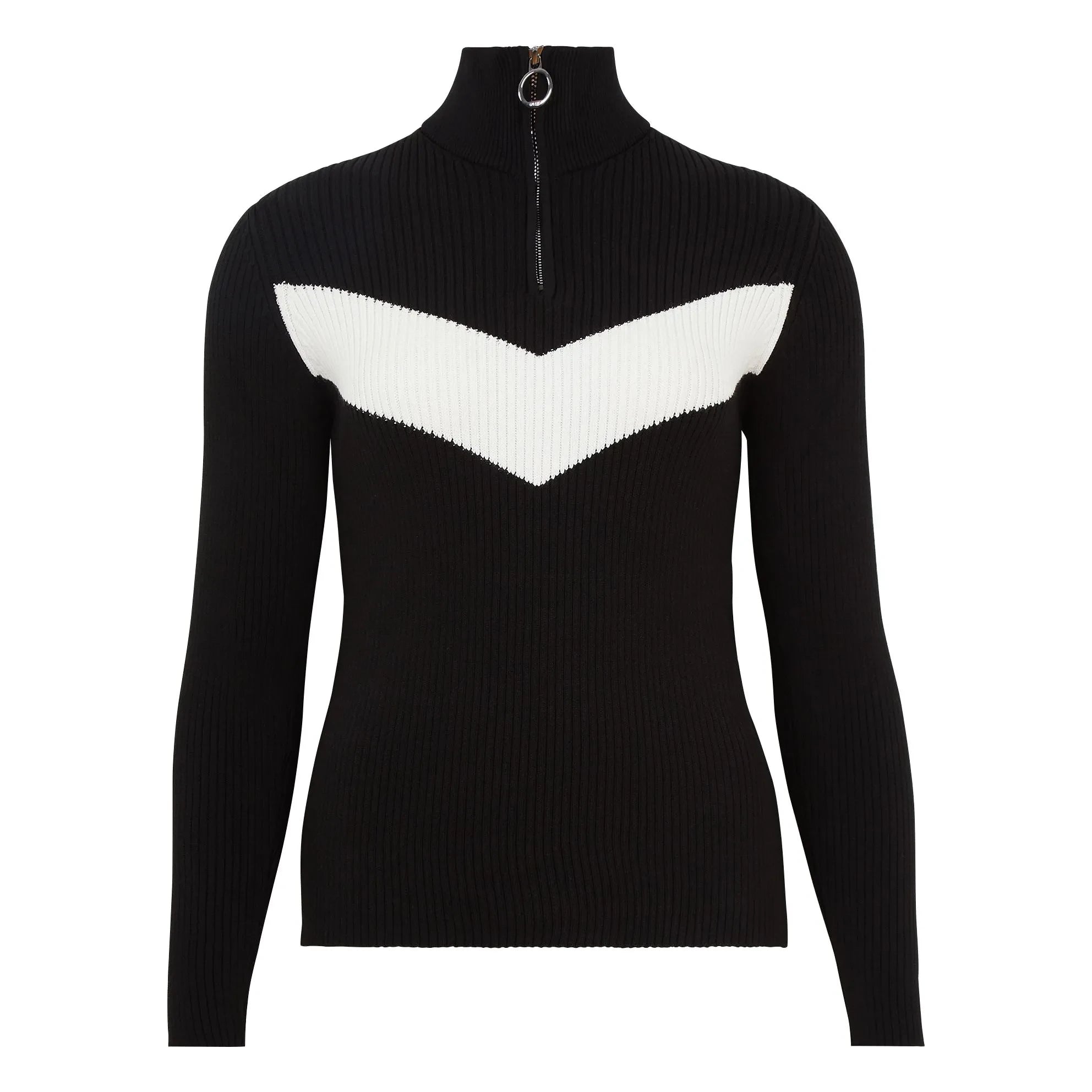 Fusalp - Andromeda Fermuarlı Kazak | Siyah