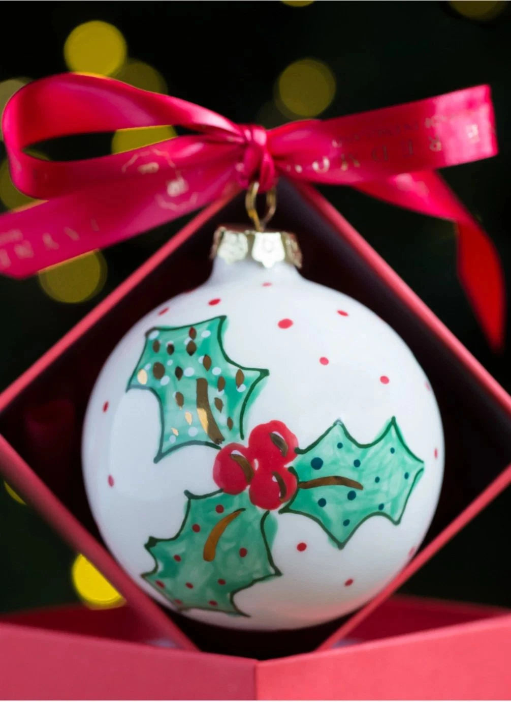 Jayne Redmond - Holly Porselen Noel Topu