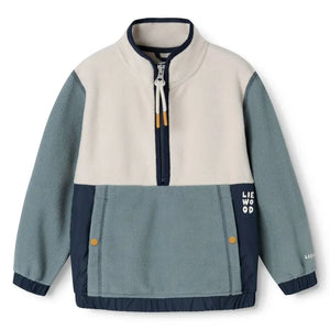 Liewood - Geri Dönüştürülmüş Elyaflardan Üretilmiş Wynn Fleece Sweatshirt | Mavi