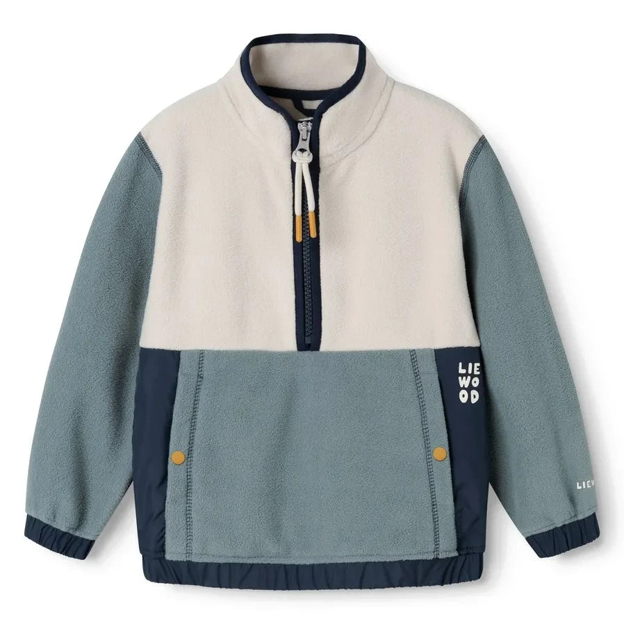 Liewood - Geri Dönüştürülmüş Elyaflardan Üretilmiş Wynn Fleece Sweatshirt | Mavi