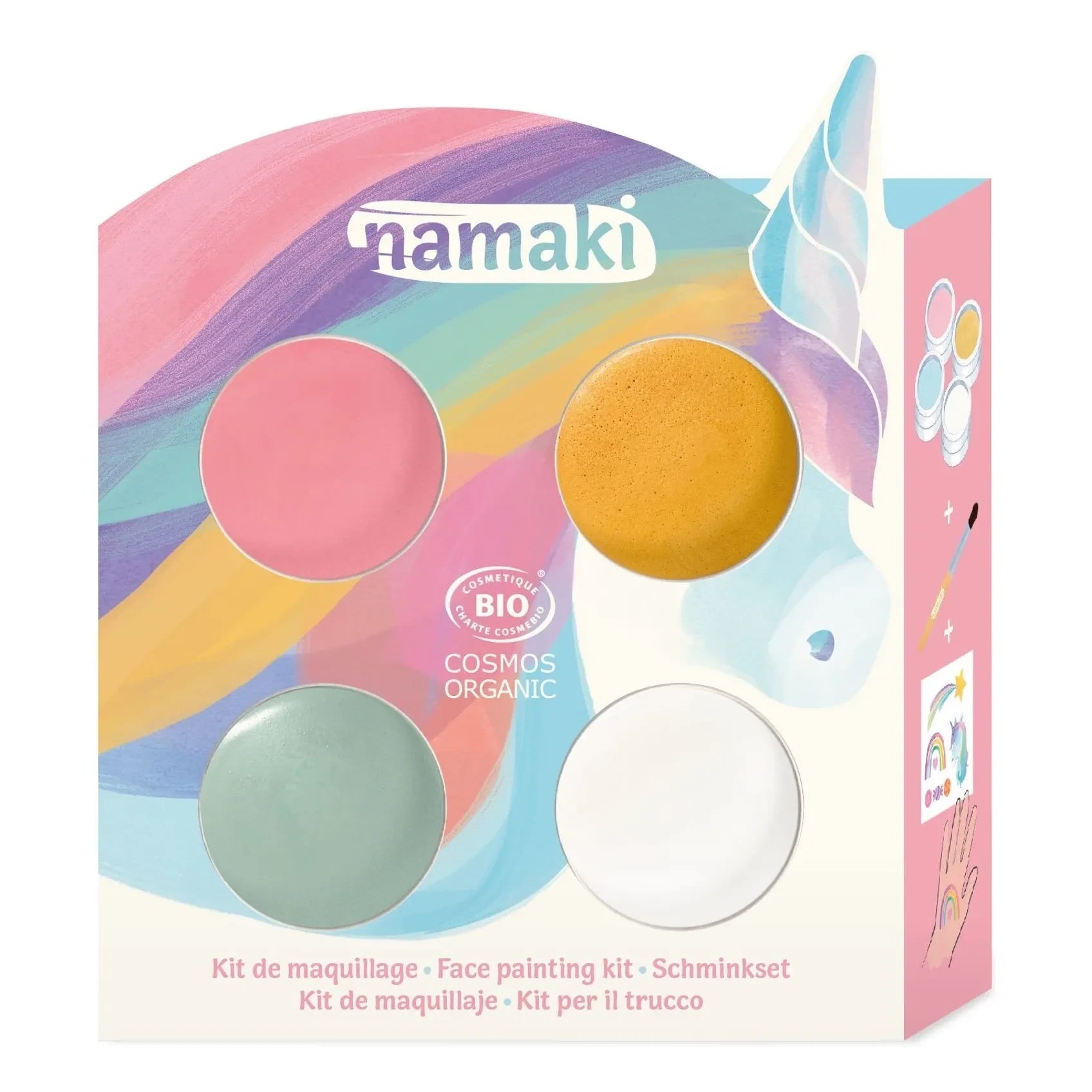 Namaki - 4 Gölge Unicorn makyaj paleti | Pembe