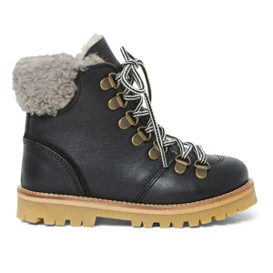 Petit Nord - Botas de invierno con forro de piel | Negro