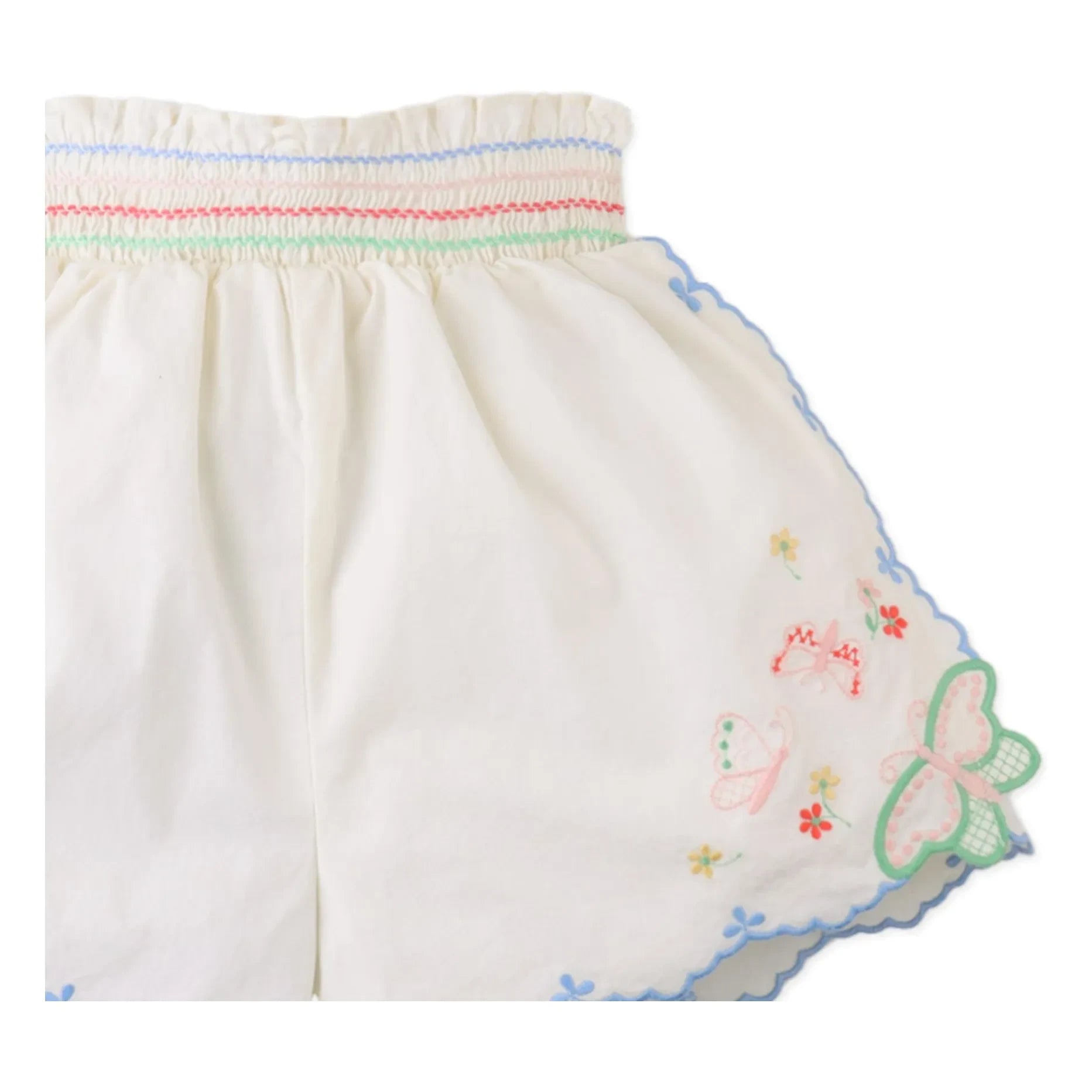 Gingersnaps - Shorts bordados Jisoo | Blanco