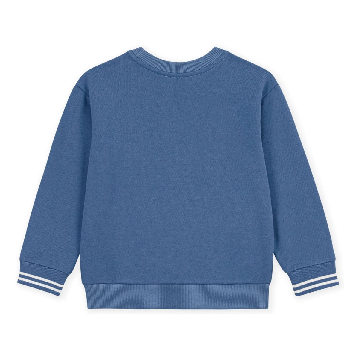 Petit Bateau - Organik pamuk logo sweatshirt | Mavi