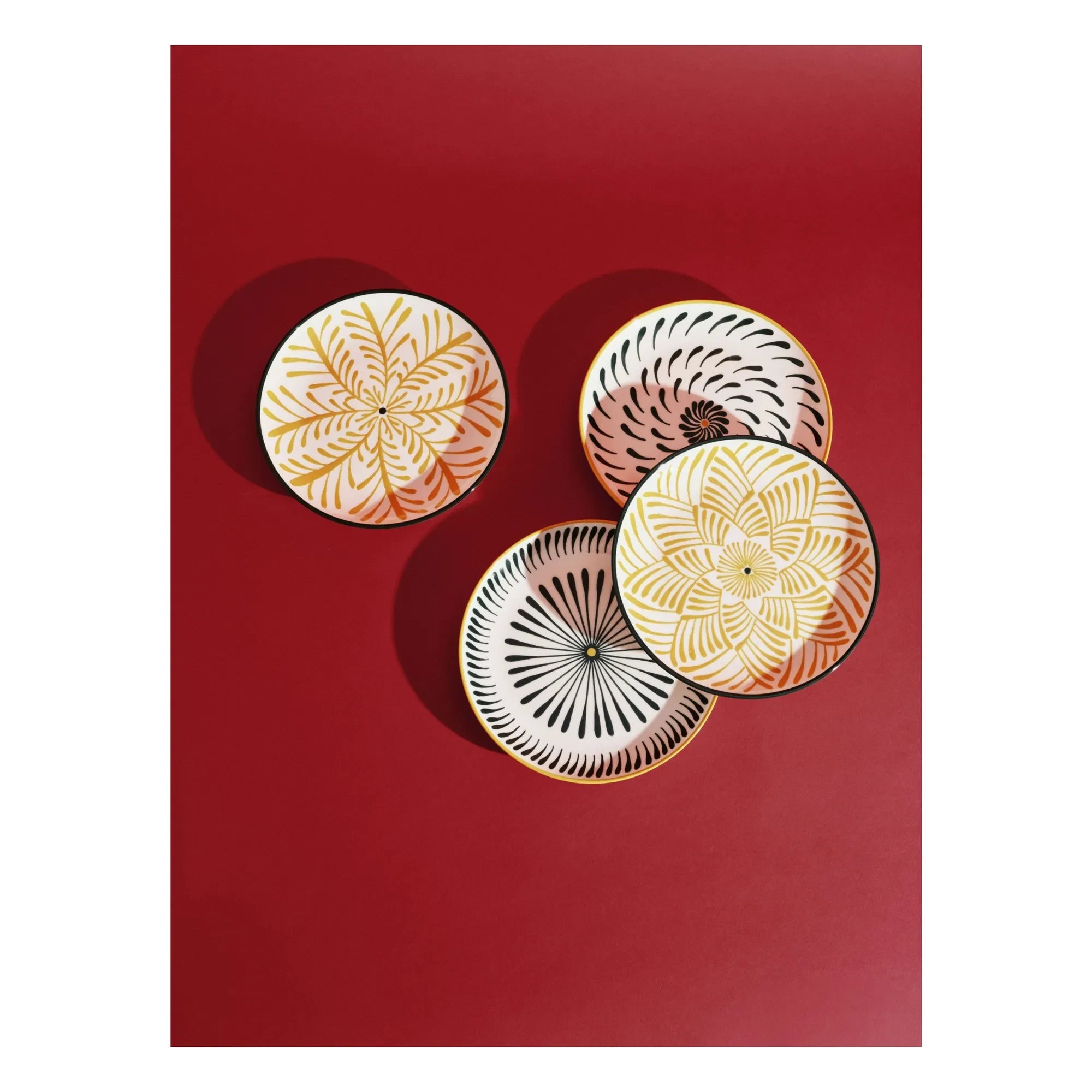 Serax - Baazar Speiseteller, Waww La Table - 4er Set | Grün