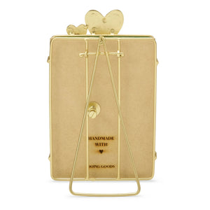 Doing Goods - Pyar Heart photo frame, brass | Gold