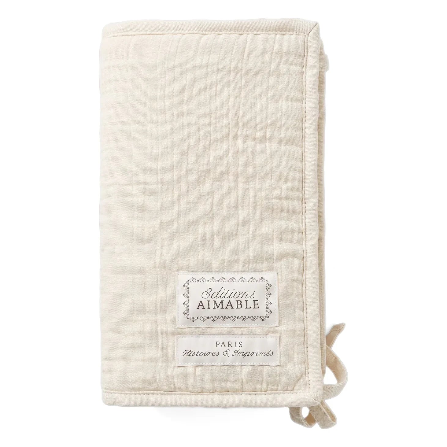Editions Aimable - Théodore Babybett-Nestchen | Elfenbein-Mulltuch