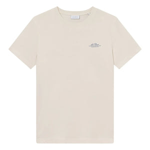 Les Deux - Ben Glode Bio-Baumwoll Rundhals-T-Shirt | Gebrochenes Weiß