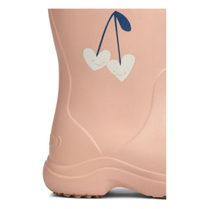 Liewood - Aston Hearts Gummistiefel | Blassrosa