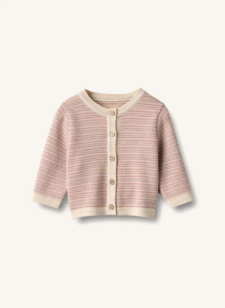 Wheat - Nico Merino yün hırka | Pembe