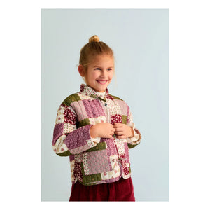the new society - Melba Patchwork Jacke | Rosa