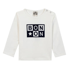 Bonton - Cab Logo Tişört | Ekru