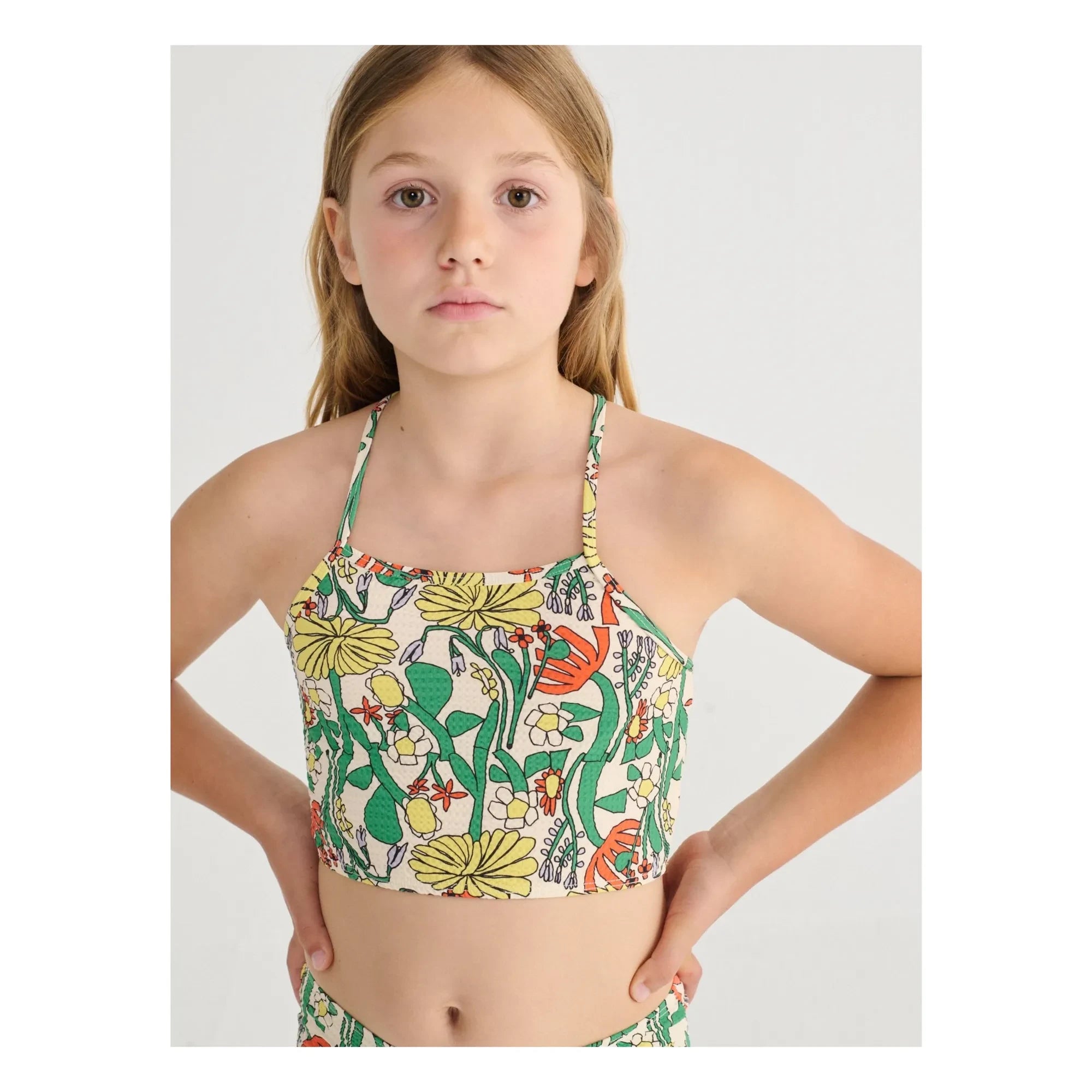 Bobo Choses - Blumenmuster Recycelte Fasern | Ecru