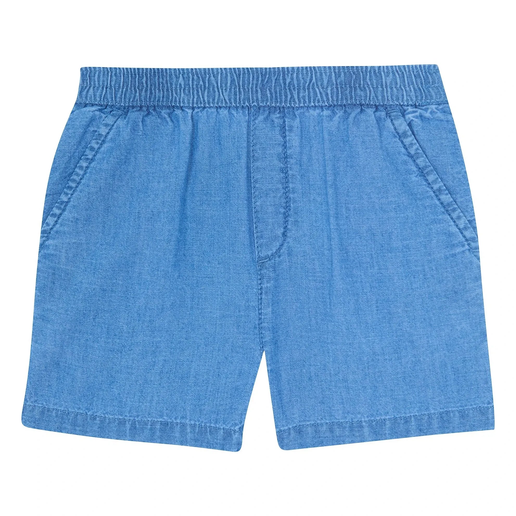 Bonton - Kısa Lyon Chambray | Kot mavisi