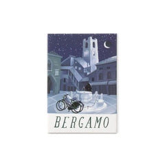Legami - Imán Ilustrado de Bergamo - Colección de Ciudades del Mundo