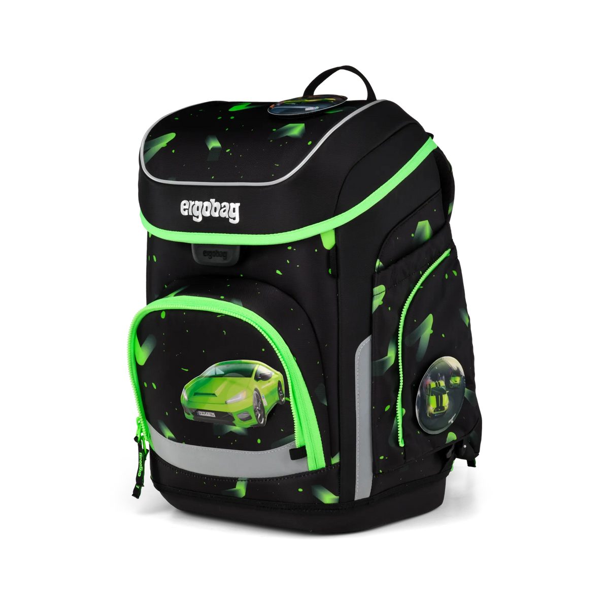 Ergobag - Set de Mochilas escolares cubo Beary Fast Lane