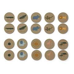 Liewood - Easton Silicone Memory Game | Brown
