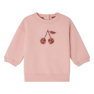Bonpoint - Dahlia Bio-Baumwoll-Fleece-Sweatshirt | Zuckerrosa