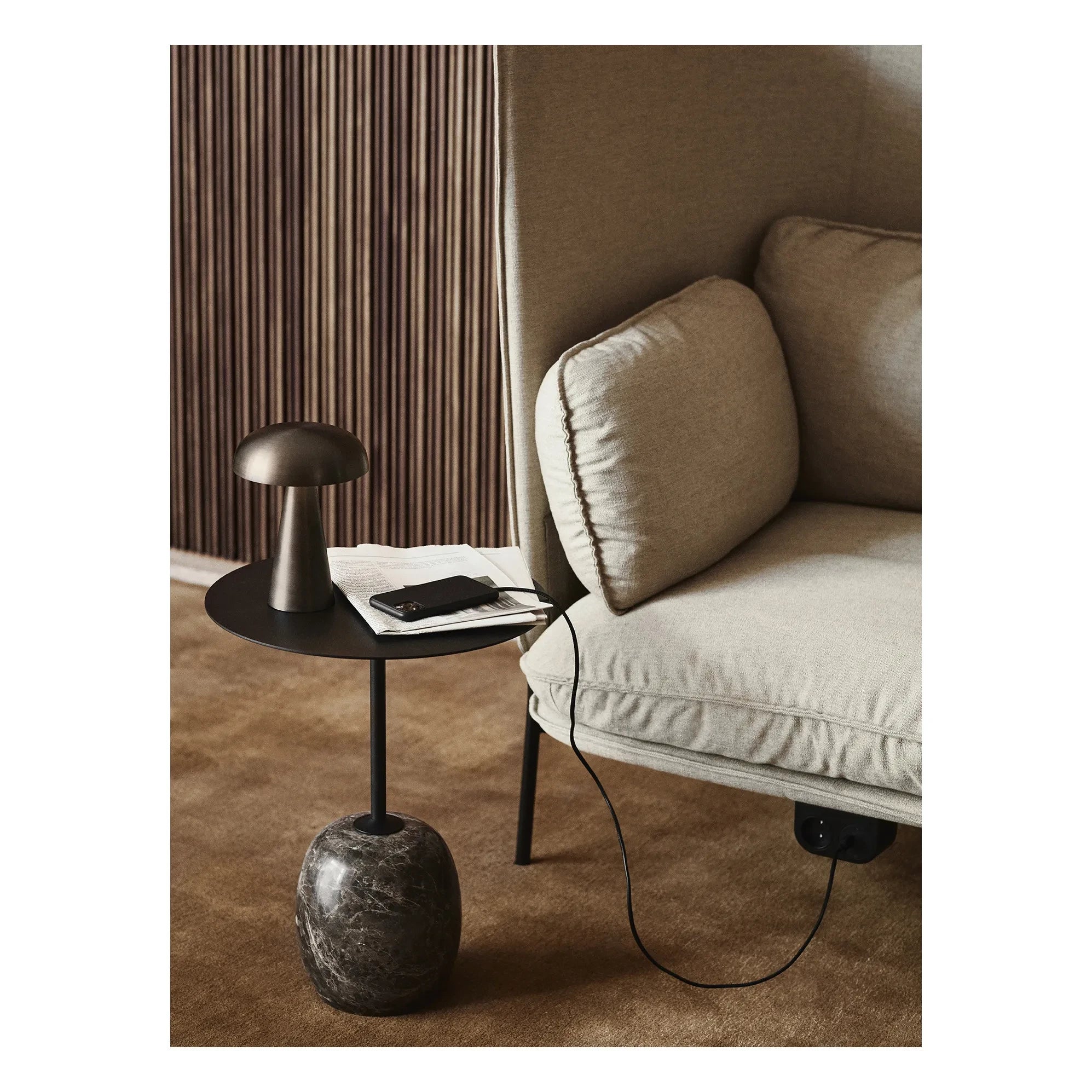 & Tradition - Como Tragbare Tischlampe | Bronze